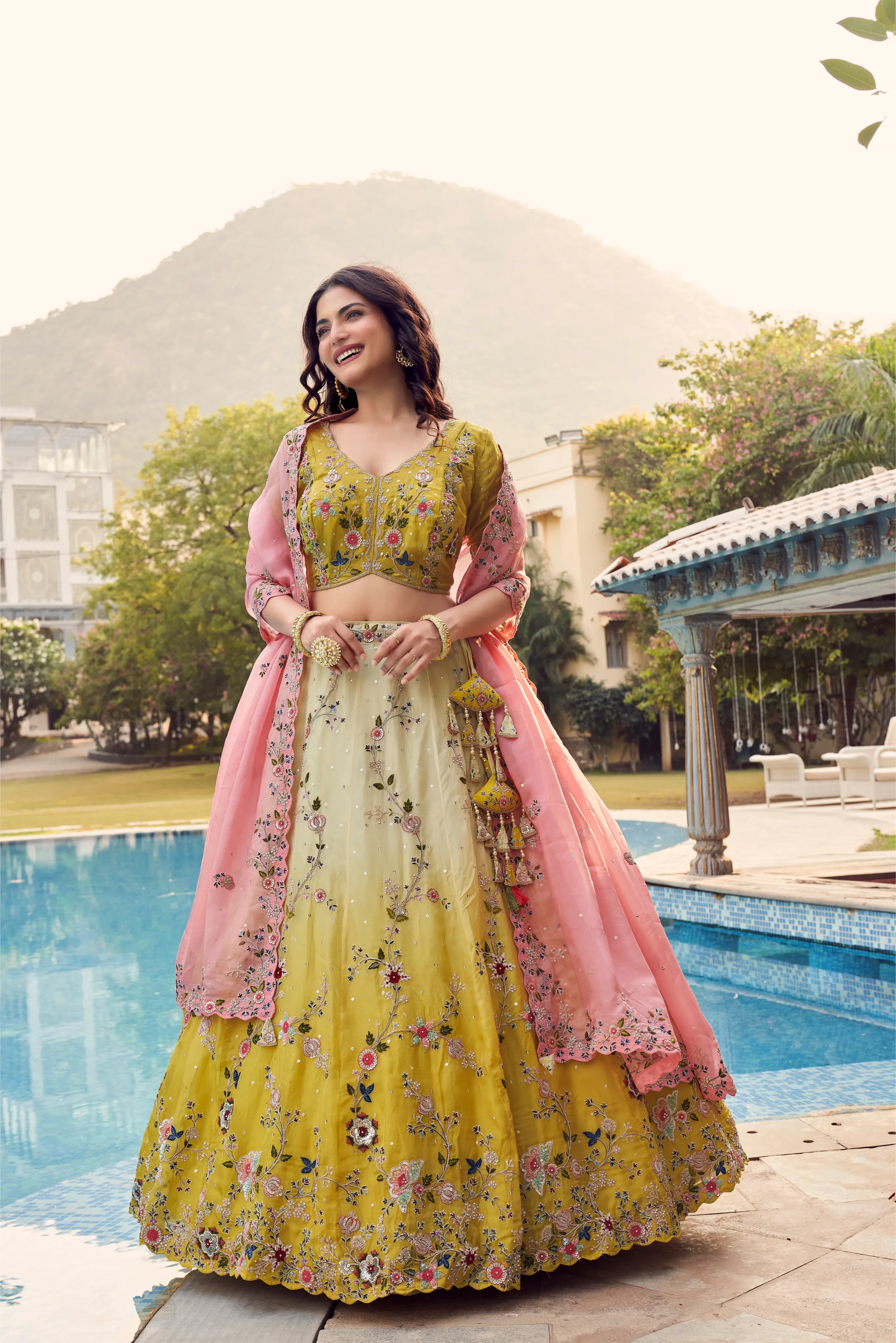 Big Flair Bridesmaid Lehenga